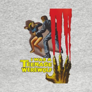 I Was a Teenage Werewolf Movie Poster T-Shirt